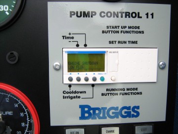 Pump Control 11 Panel