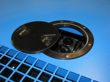 Radiator access panel