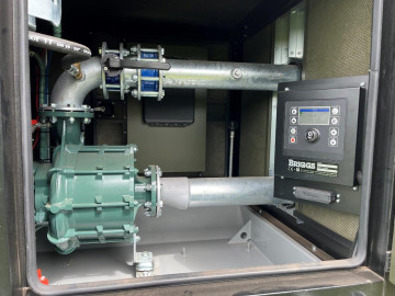 Idromop ID4 panel inside canopy